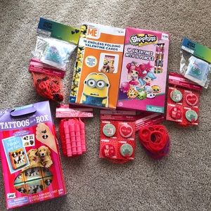 Valentine’s Day Card Party Favors Pencil Tattoos